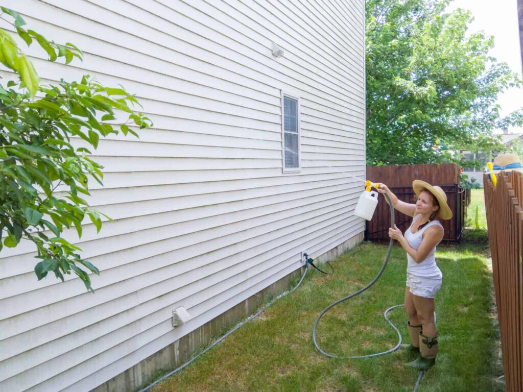 Cleaning Home's Exterior