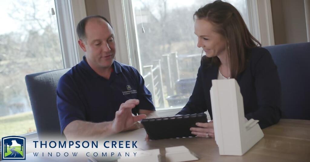 Thompson Creek employee speaking to customer