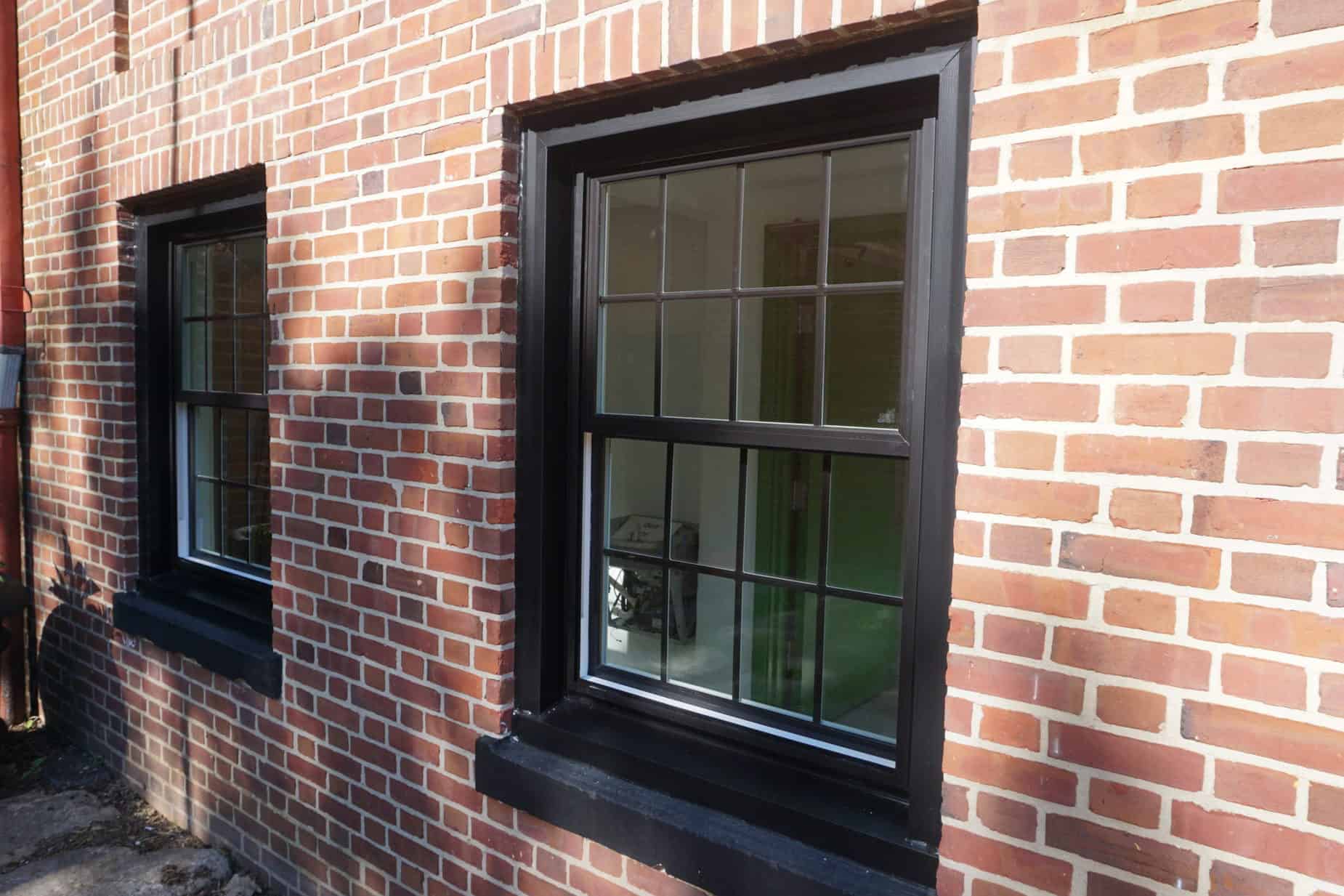 Double Hung Window Painted