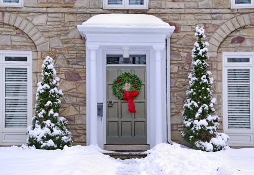 front porch winter