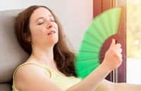 Woman Cooling Off