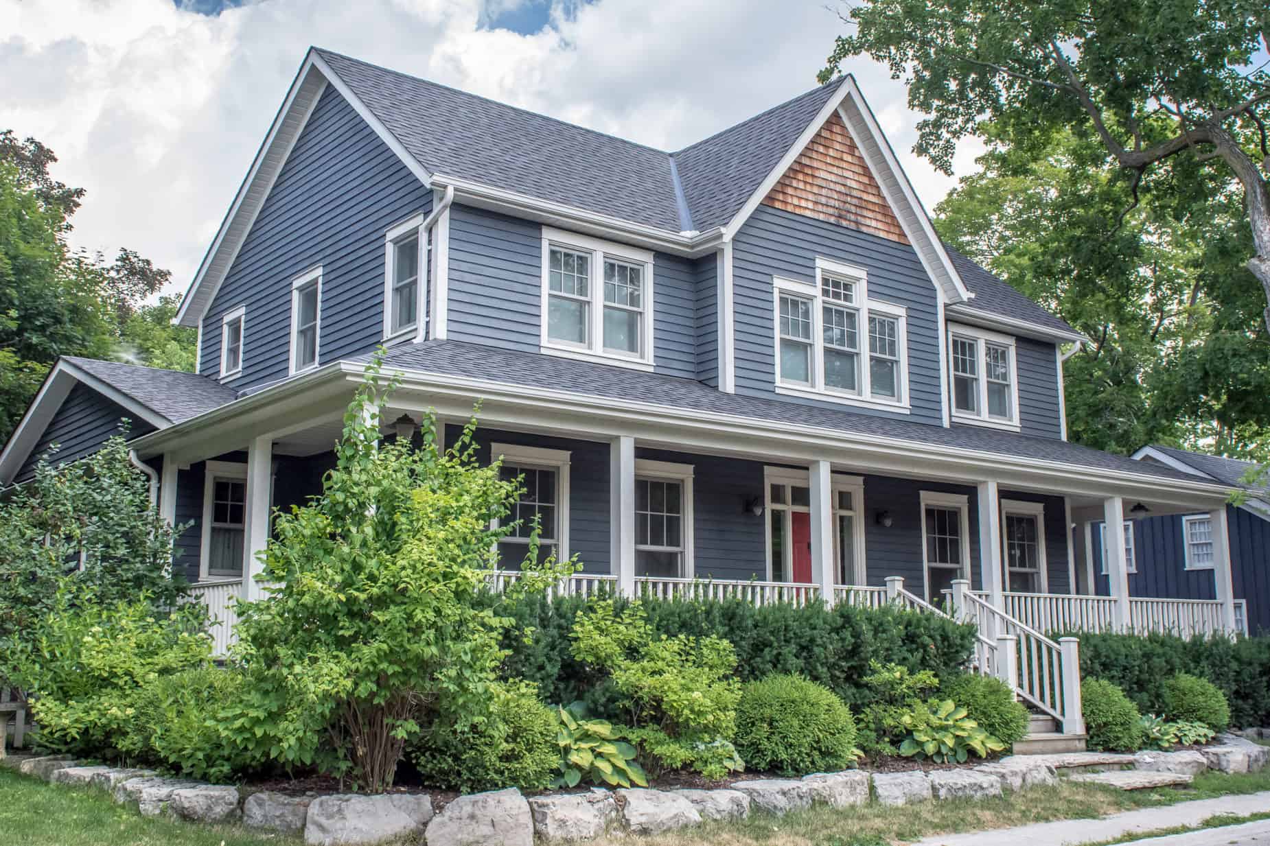 Home With Beautiful Siding