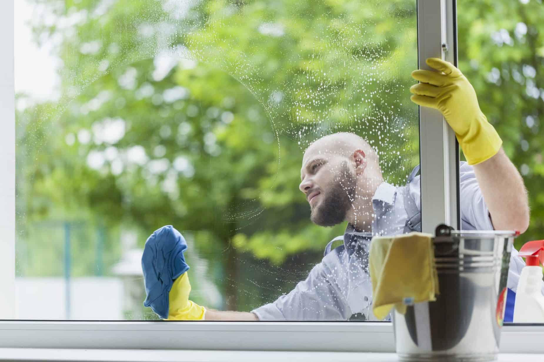 Cleaning a Window
