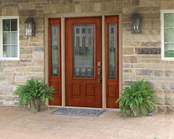 Fiberglass Door with Sidelights