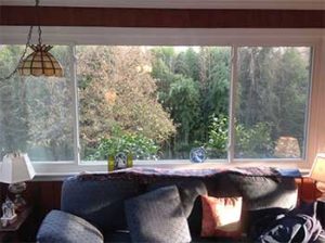 3 Panel Sliding Window in Living Room
