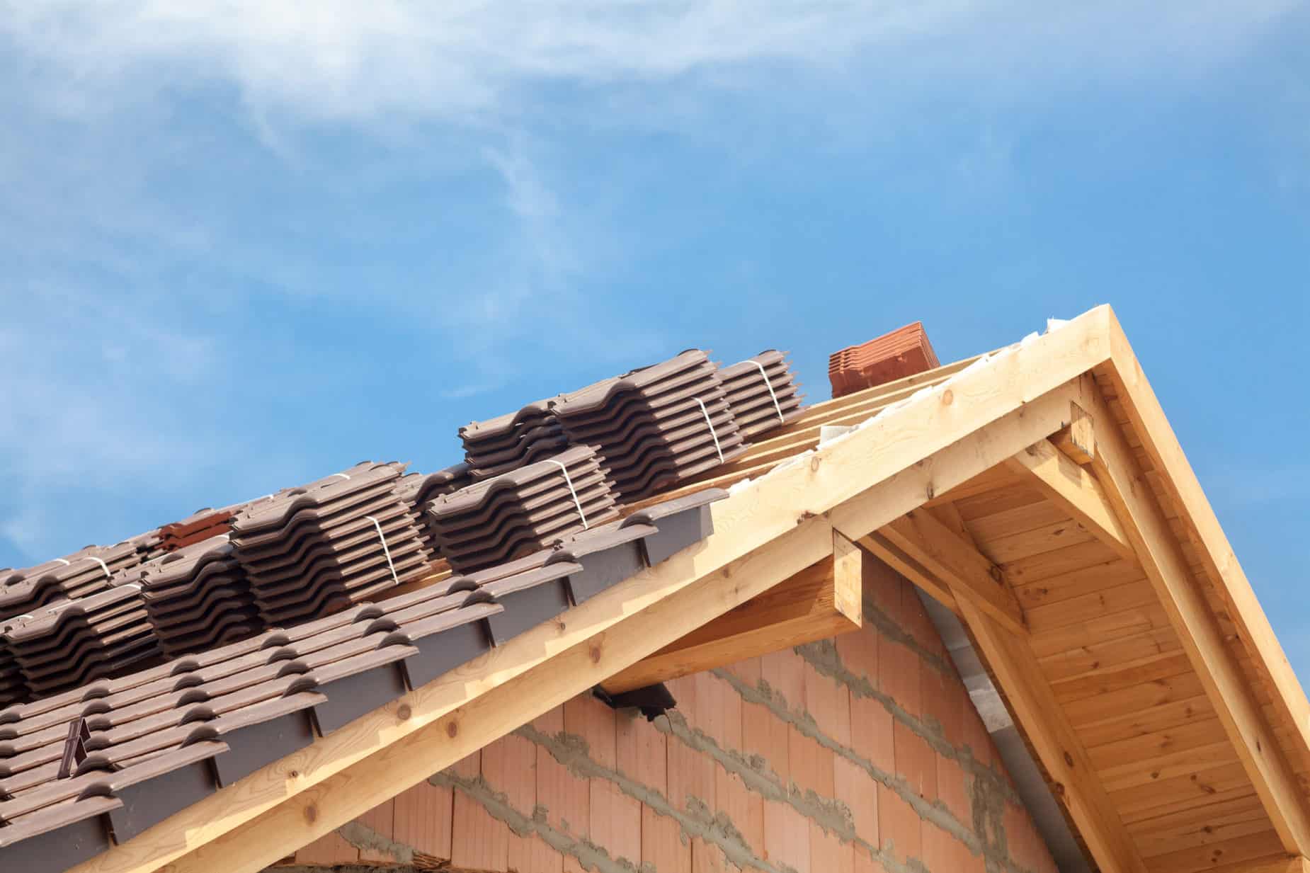 roof with materials