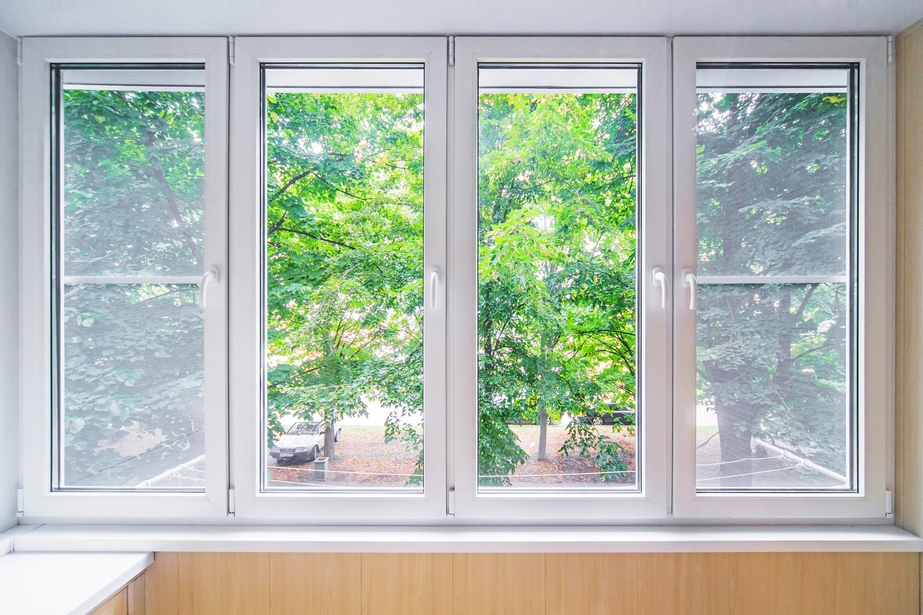 Plastic,Window,And,Beutiful,Landscape