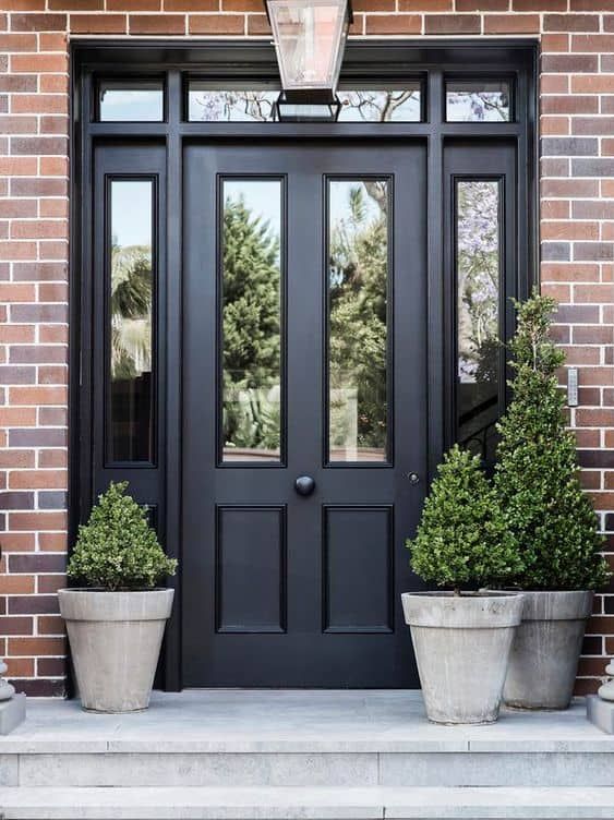 front door black