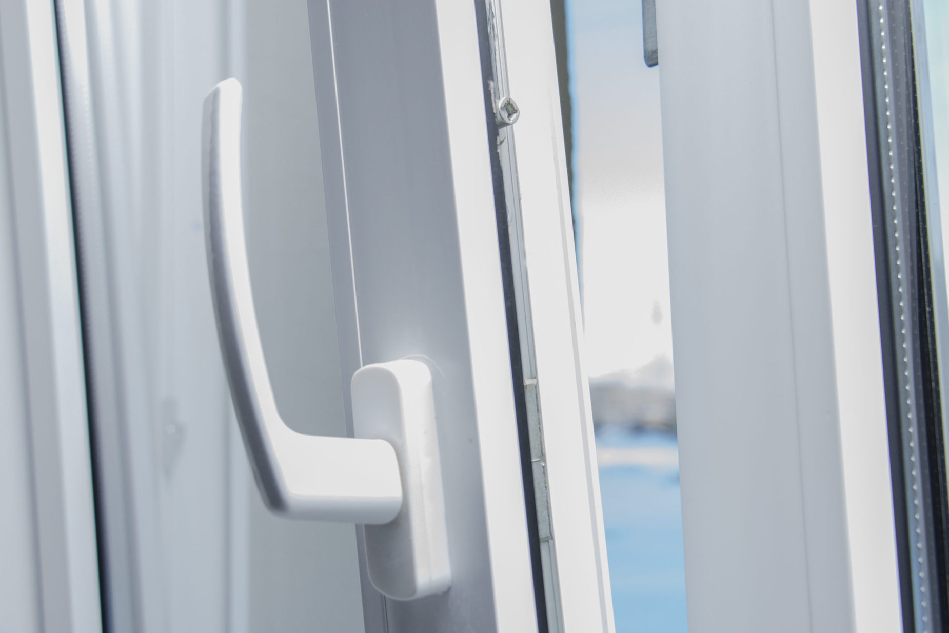 casement window, window cracked open