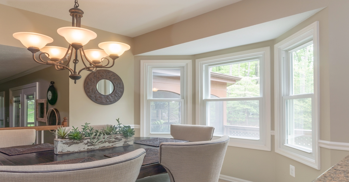 living room bay window