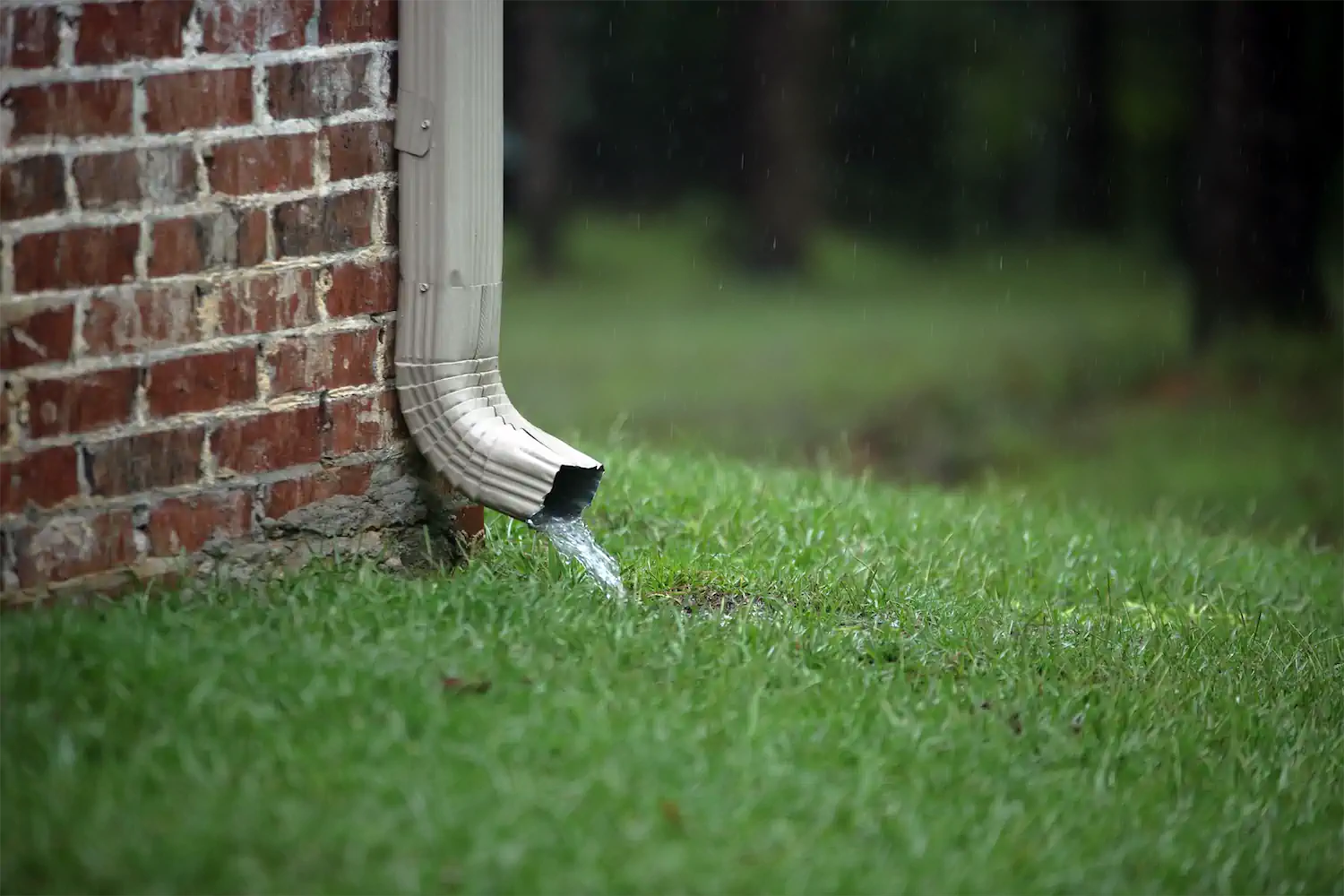Functioning Downspout